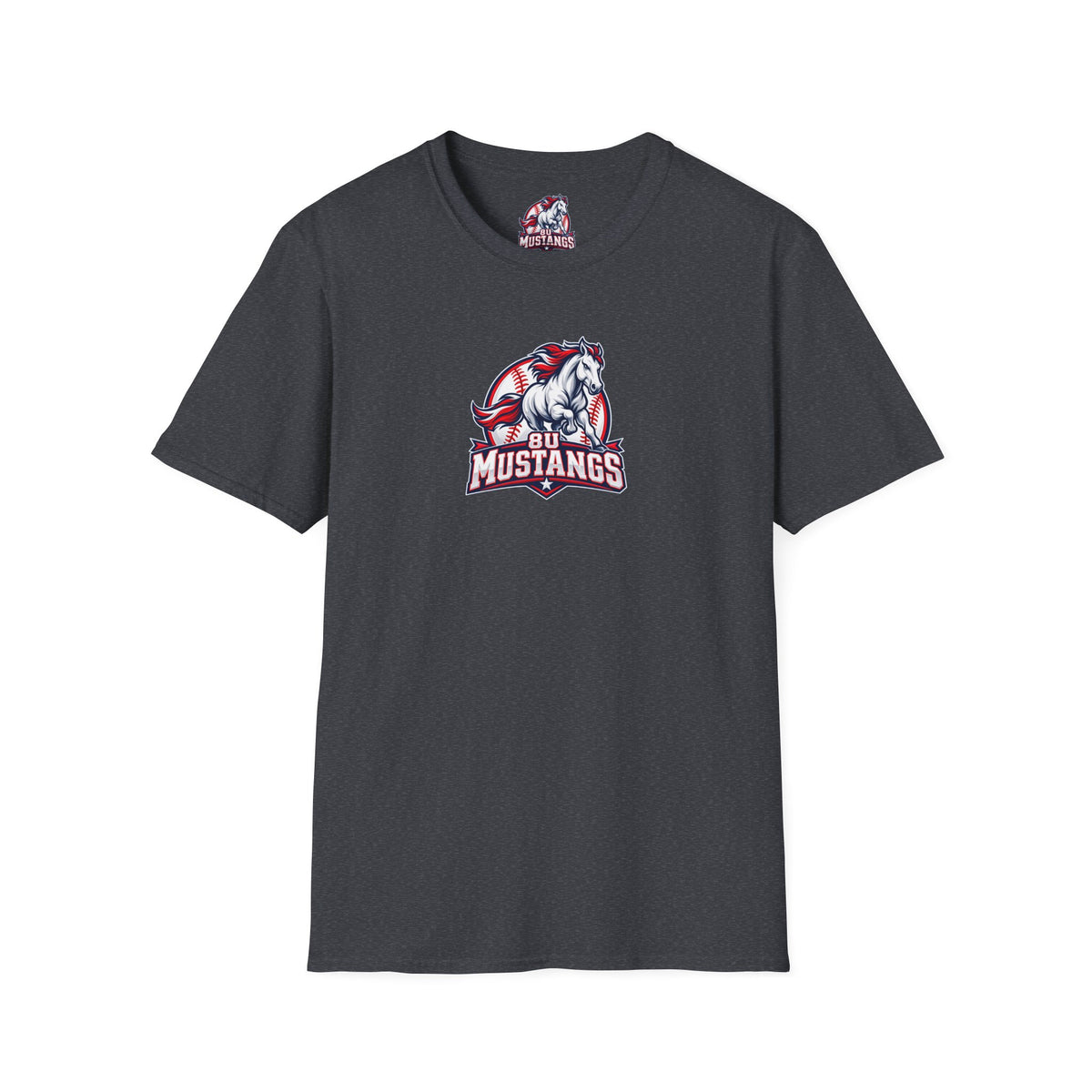 8U Mustangs - Adult T-Shirt