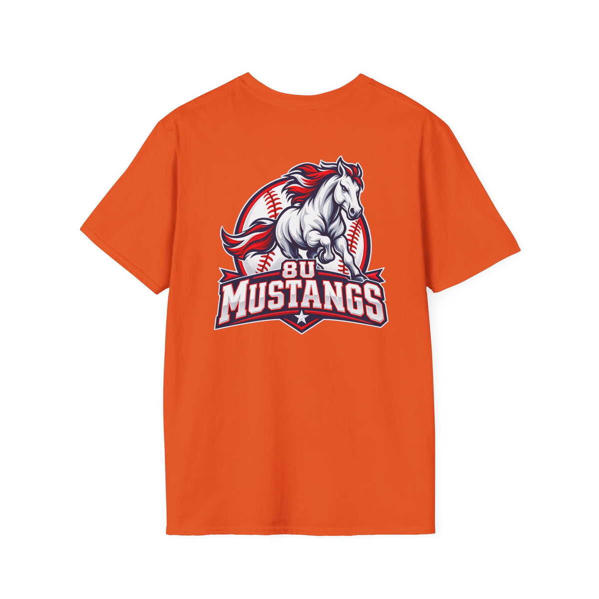 8U Mustangs - Adult T-Shirt