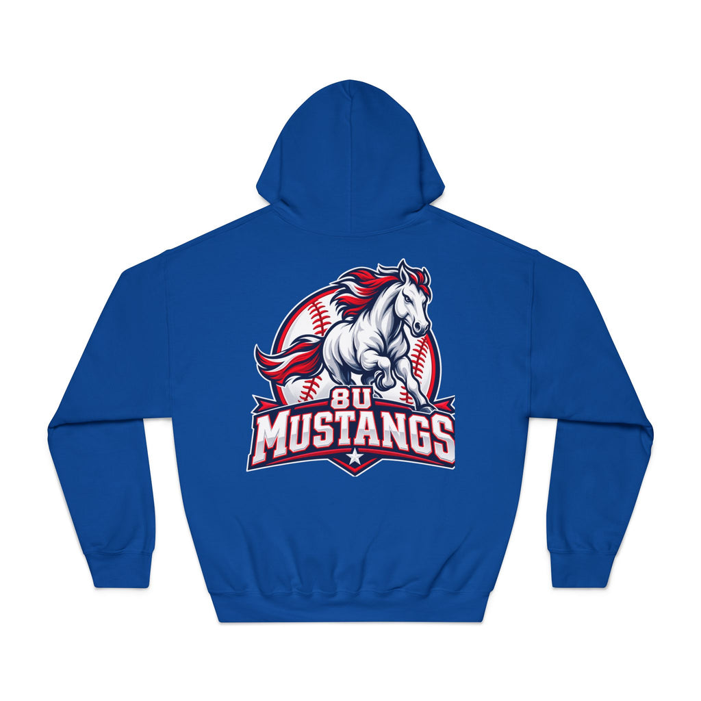 8U Mustangs - Adult Hoodie