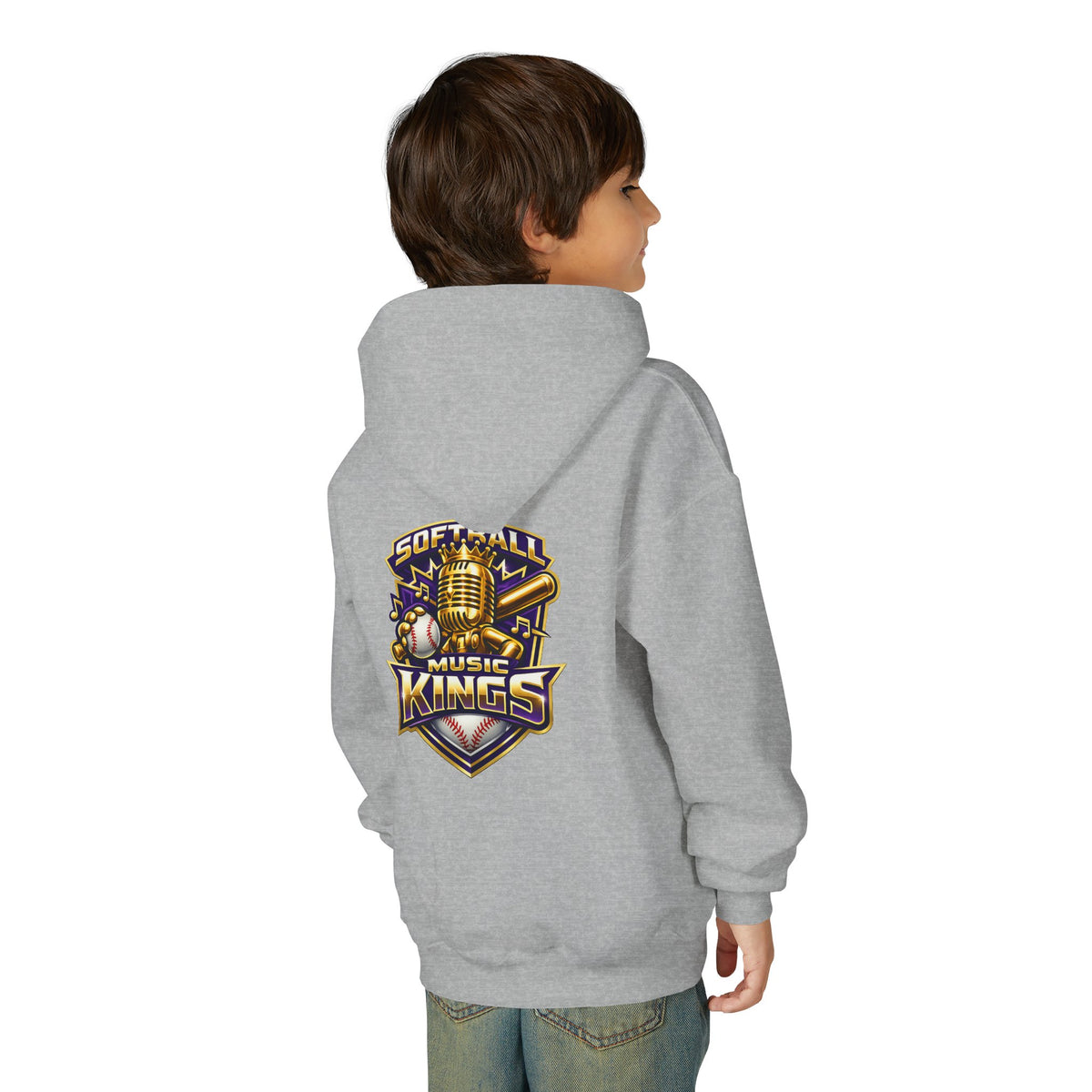 Softball Music Kings - Youth Hoodie