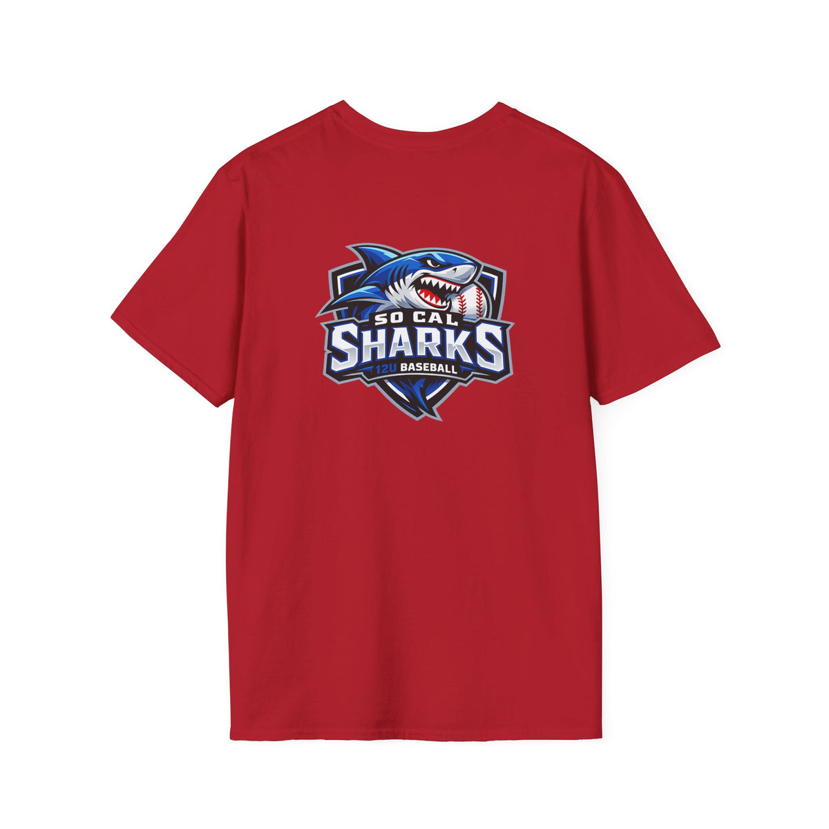 So Cal Sharks 12u Baseball - Adult T-Shirt