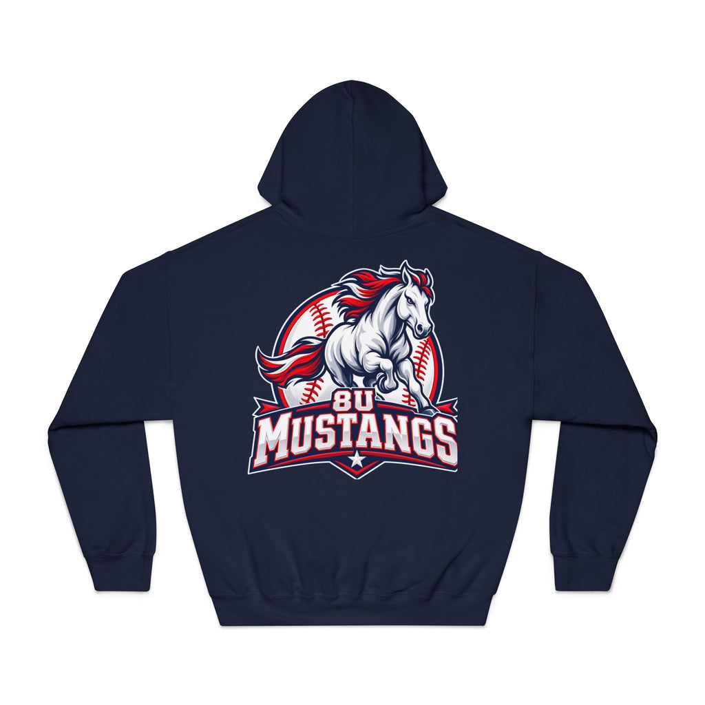 8U Mustangs - Adult Hoodie