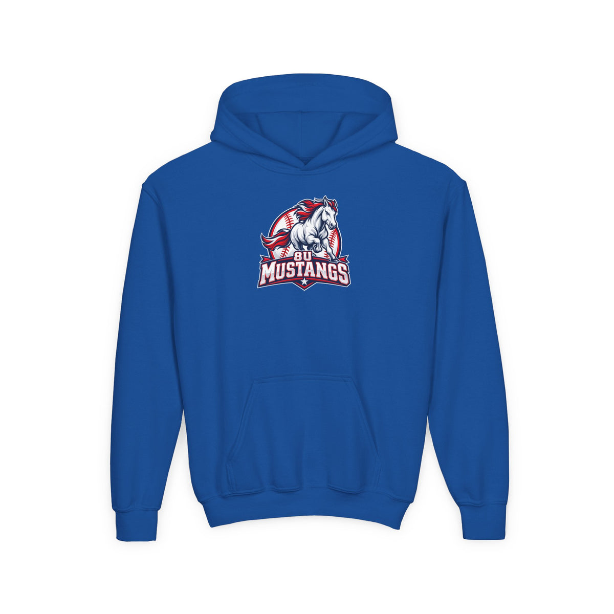 8U Mustangs - Youth Hoodie