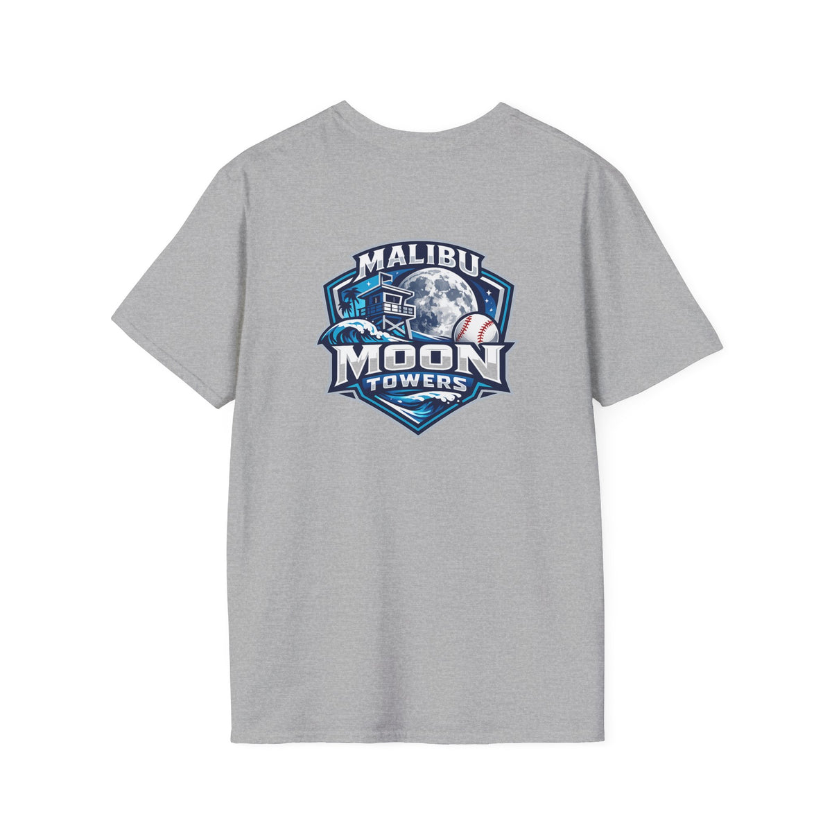 Malibu Moon Towers - Adult T-Shirt