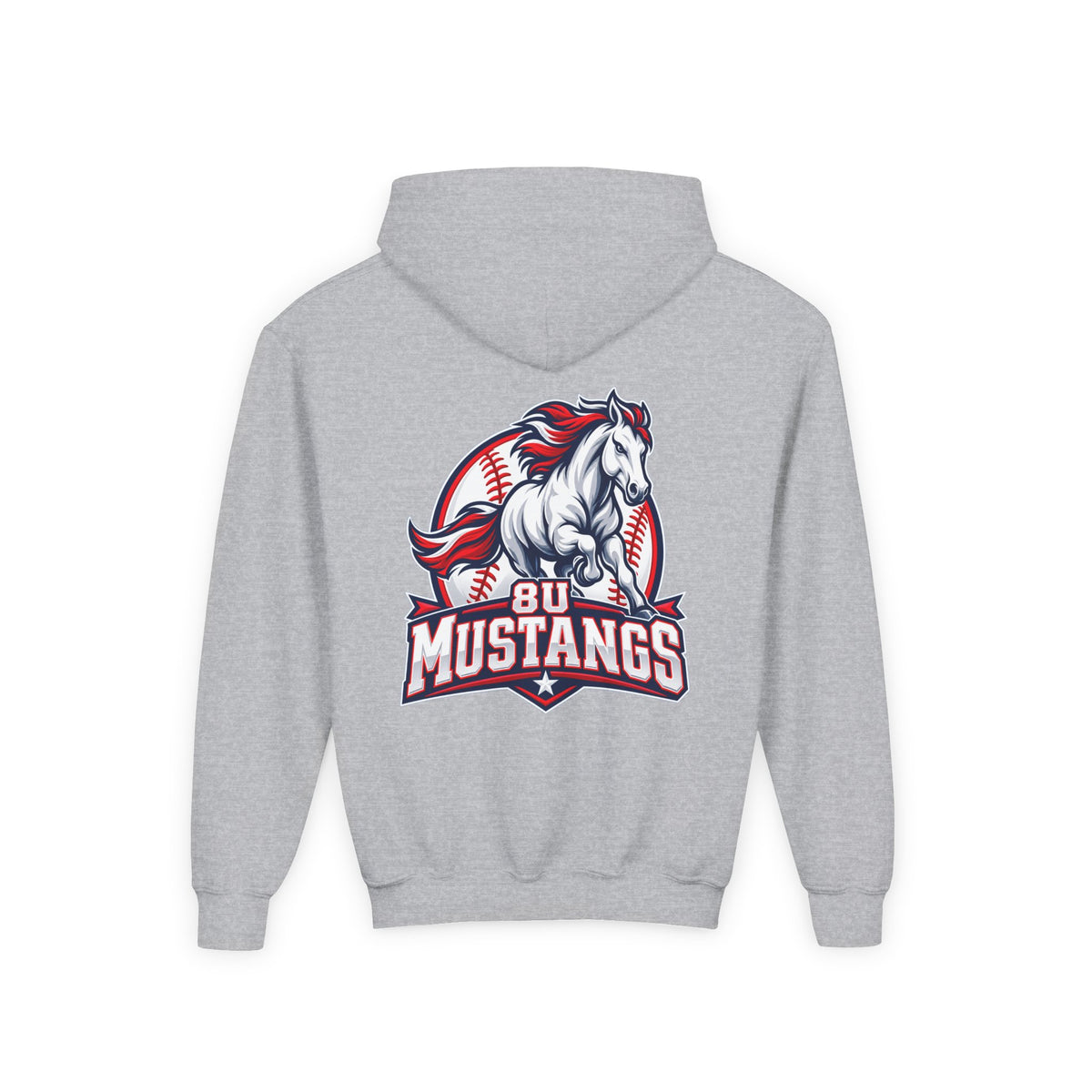 8U Mustangs - Youth Hoodie