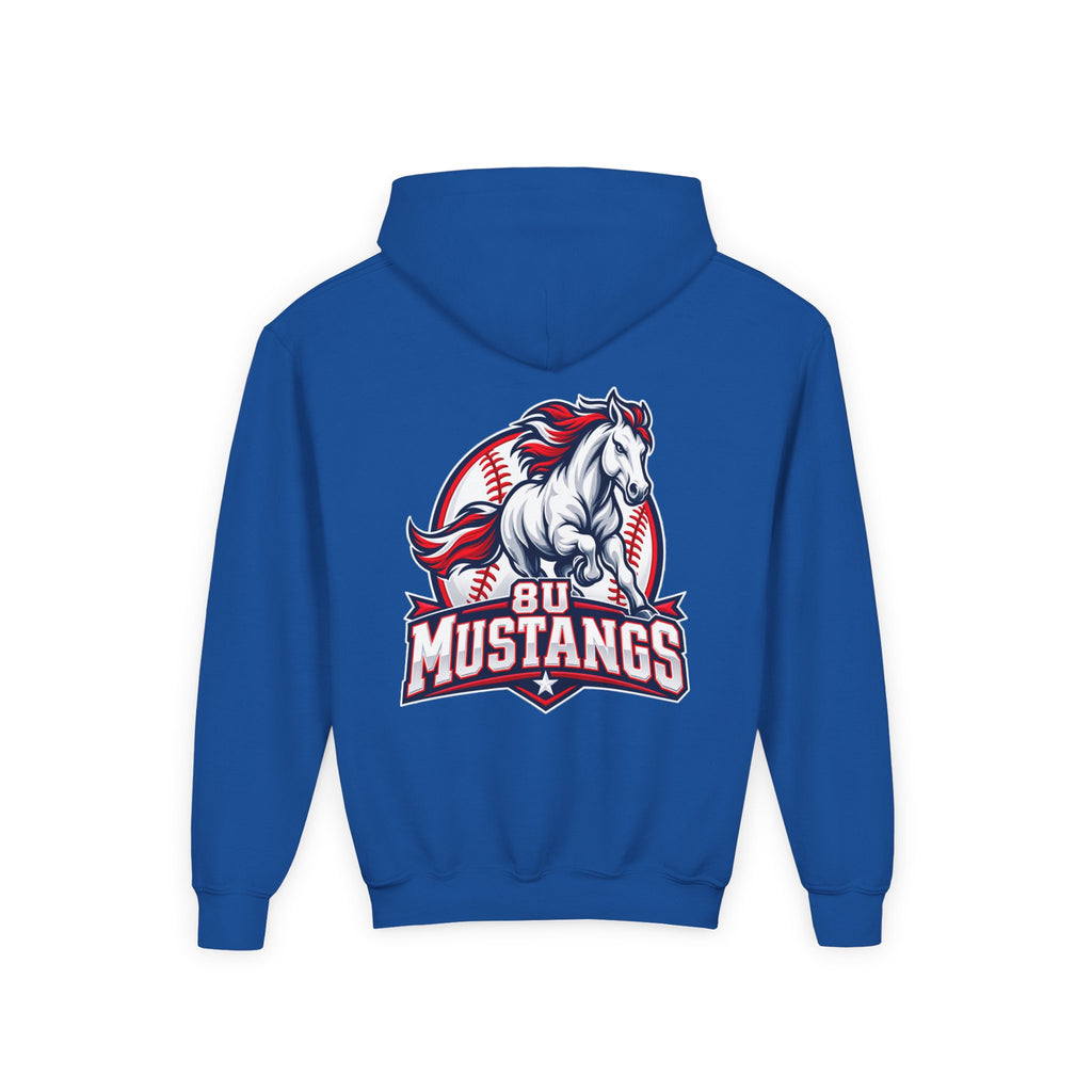 8U Mustangs - Youth Hoodie