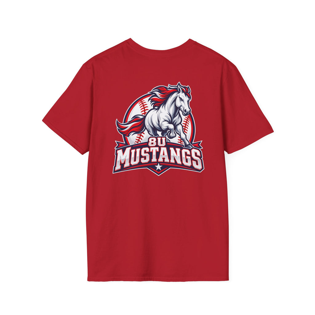 8U Mustangs - Adult T-Shirt