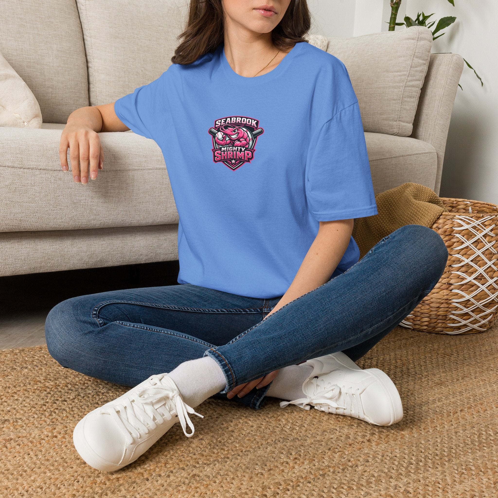 Seabrook High School Mighty Shrimp - Adult T-Shirt