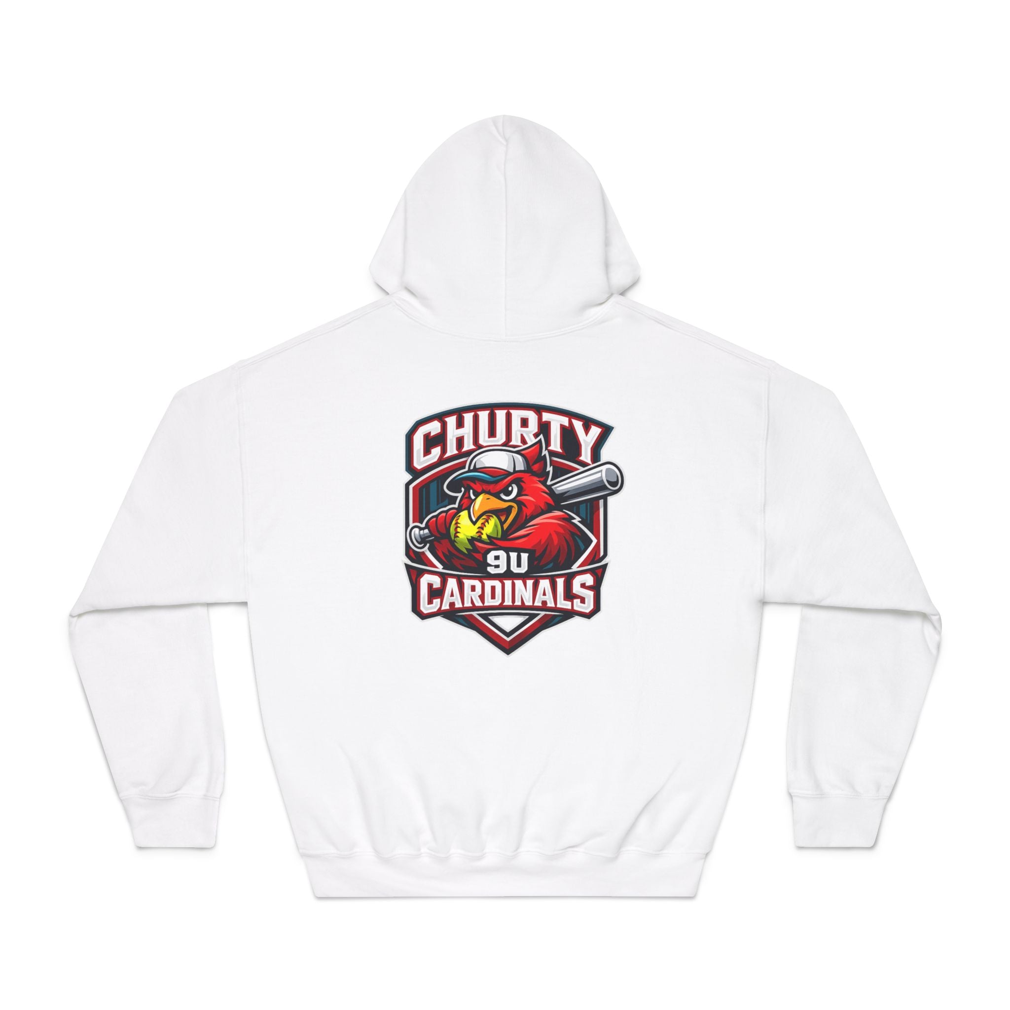Churty 9u Cardinals - Adult Hoodie