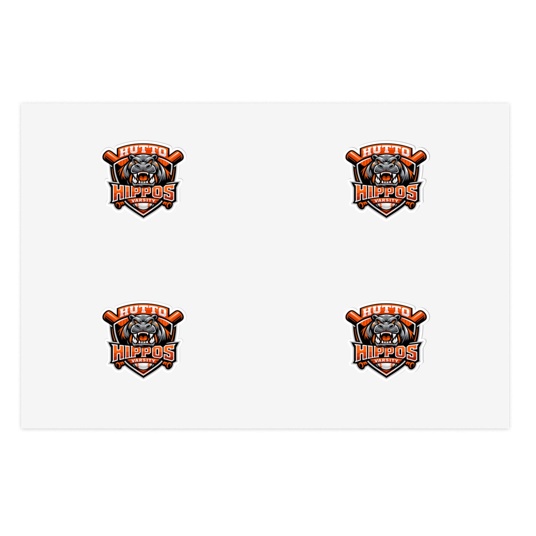 Hutto Hippos Varsity - Sticker Pack (4)