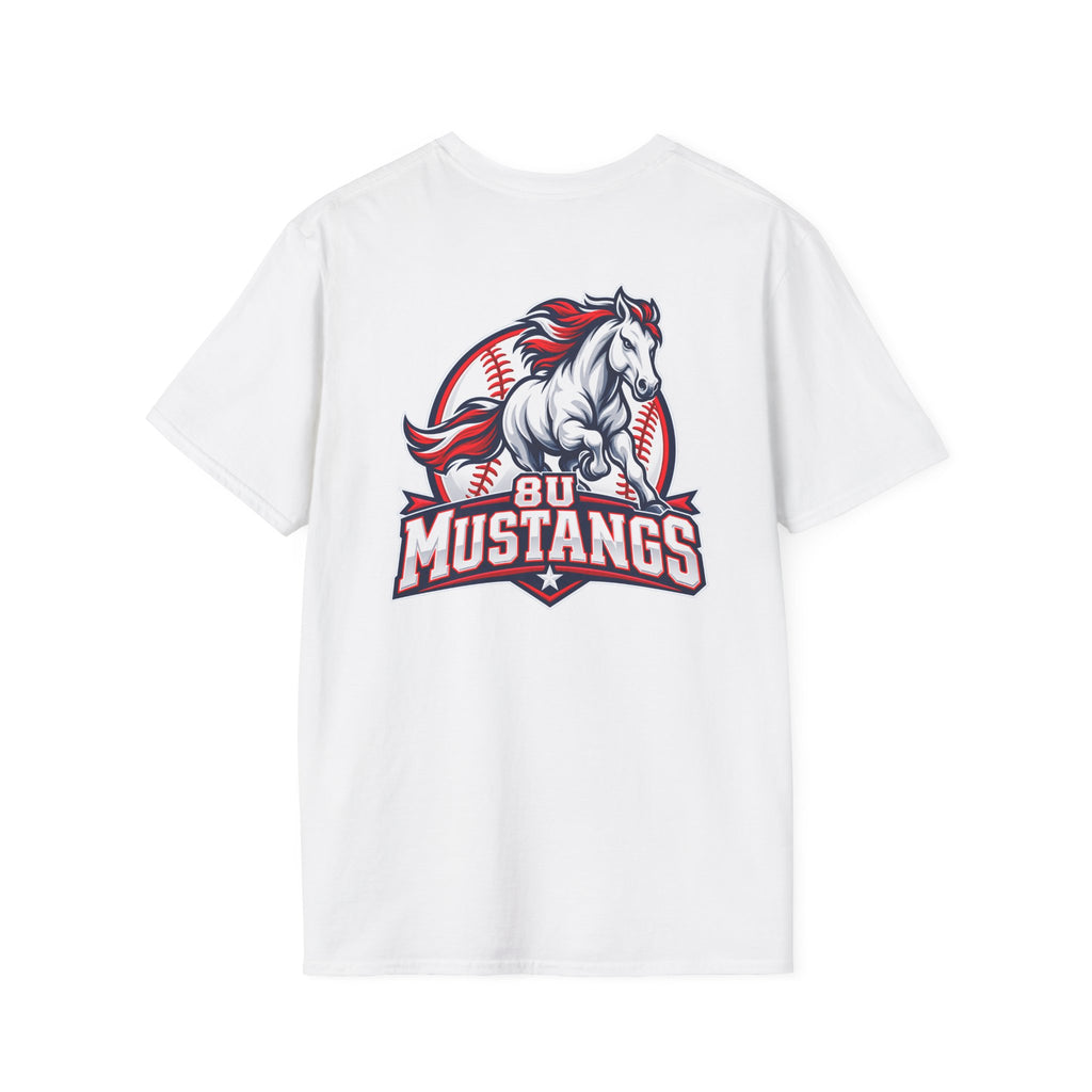 8U Mustangs - Adult T-Shirt