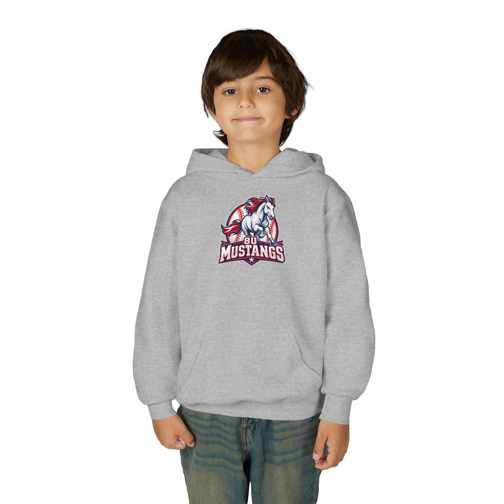 8U Mustangs - Youth Hoodie