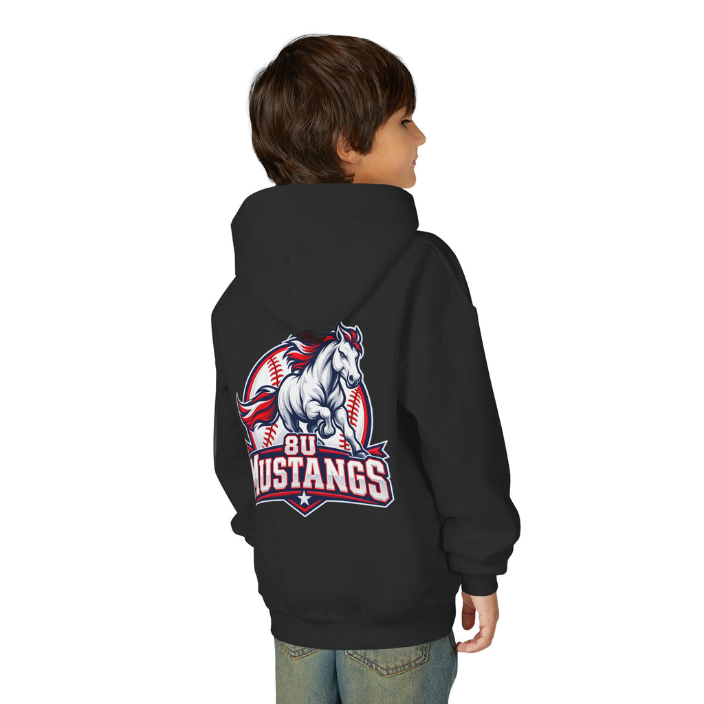 8U Mustangs - Youth Hoodie