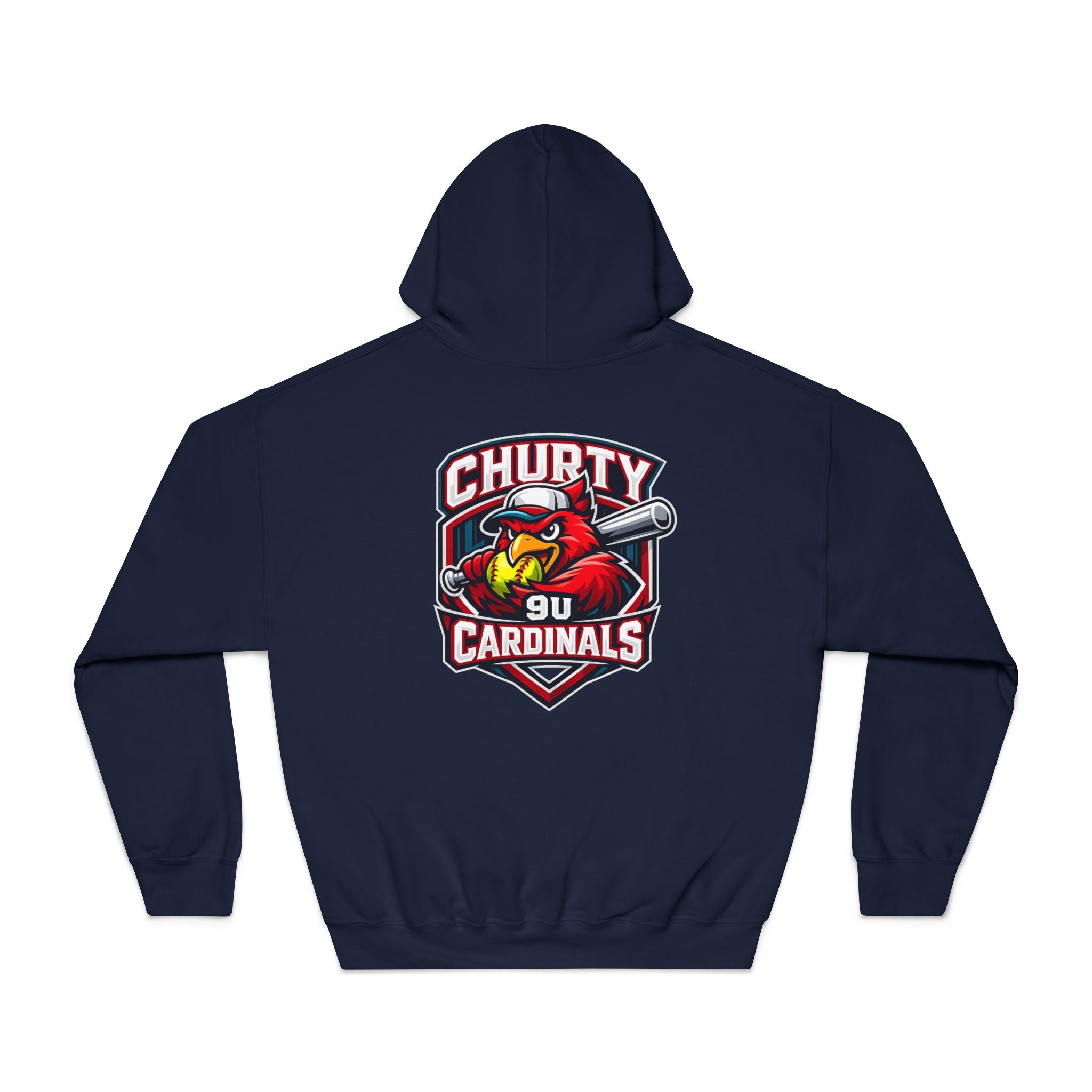 Churty 9u Cardinals - Adult Hoodie