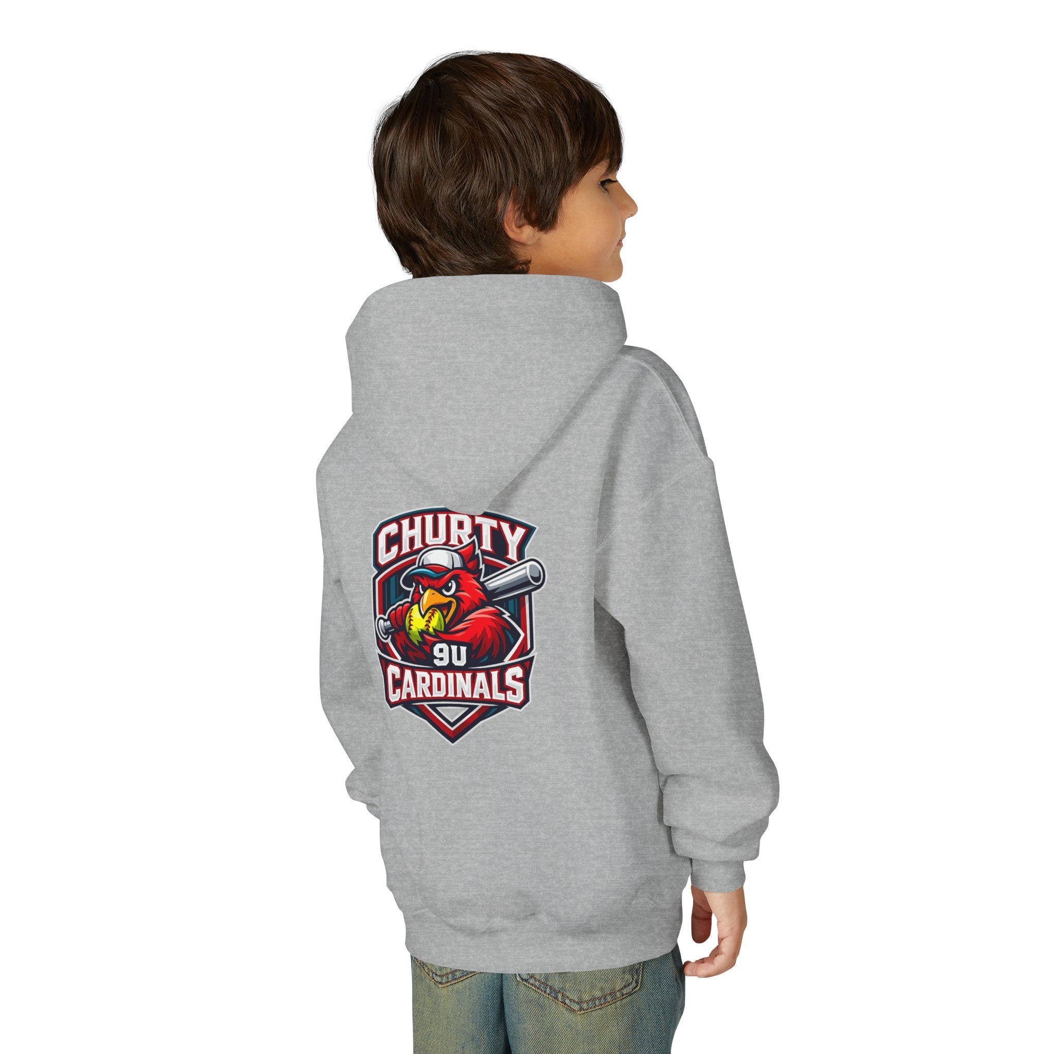Churty 9u Cardinals - Youth Hoodie