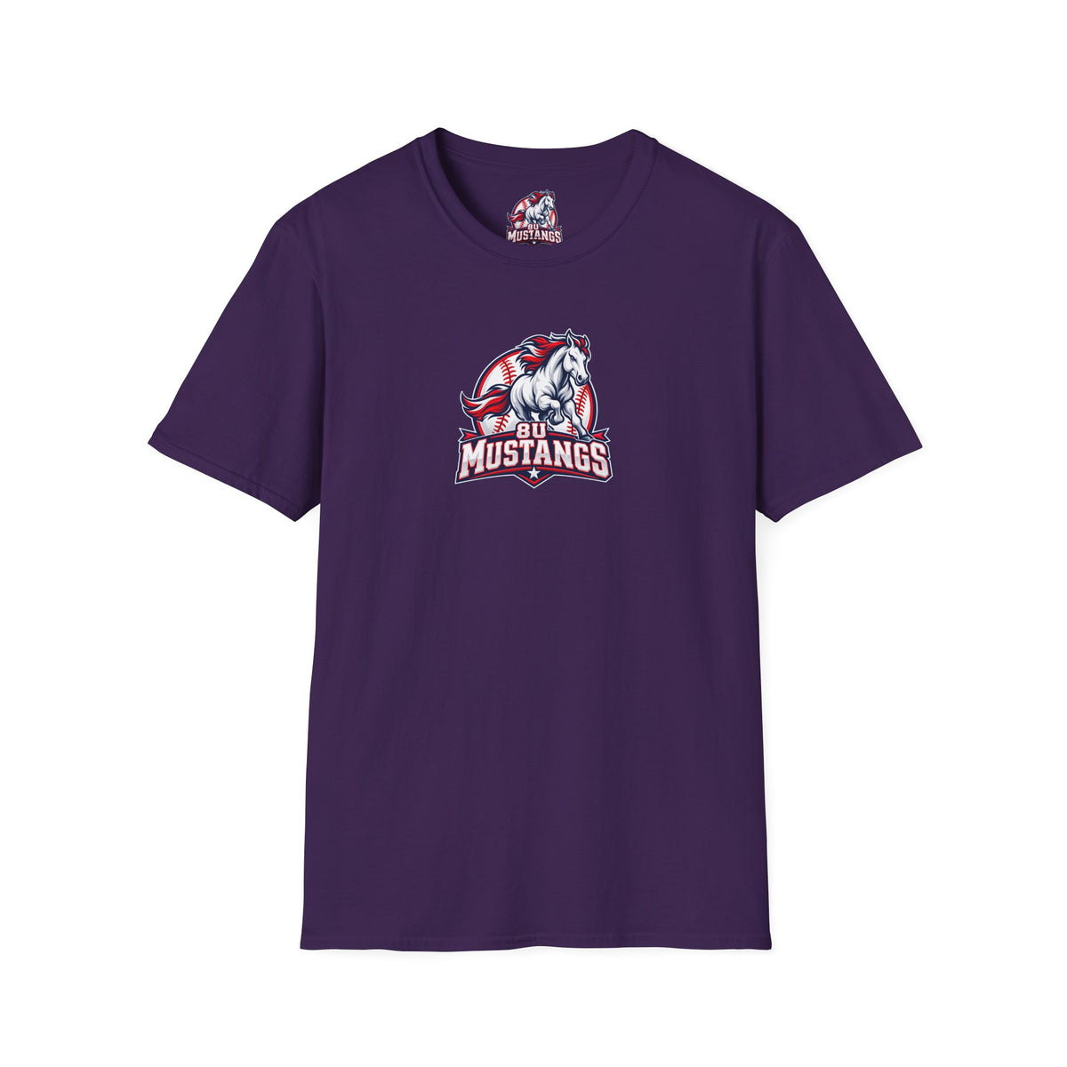 8U Mustangs - Adult T-Shirt