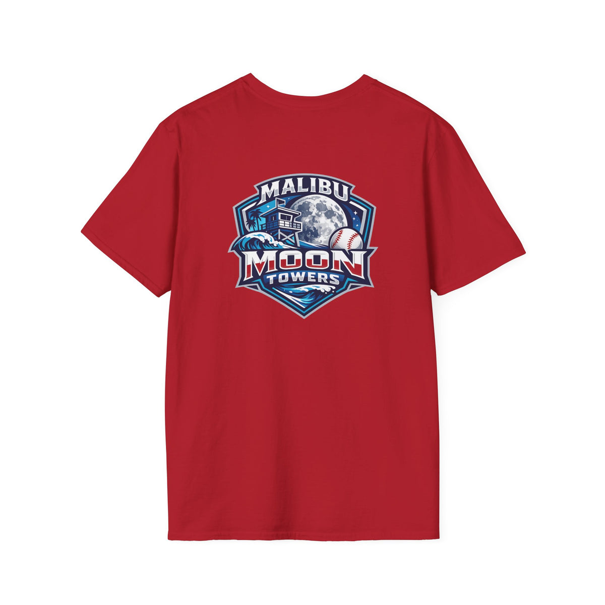 Malibu Moon Towers - Adult T-Shirt