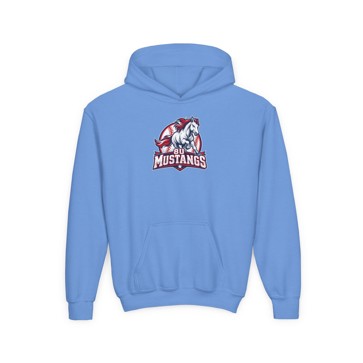 8U Mustangs - Youth Hoodie