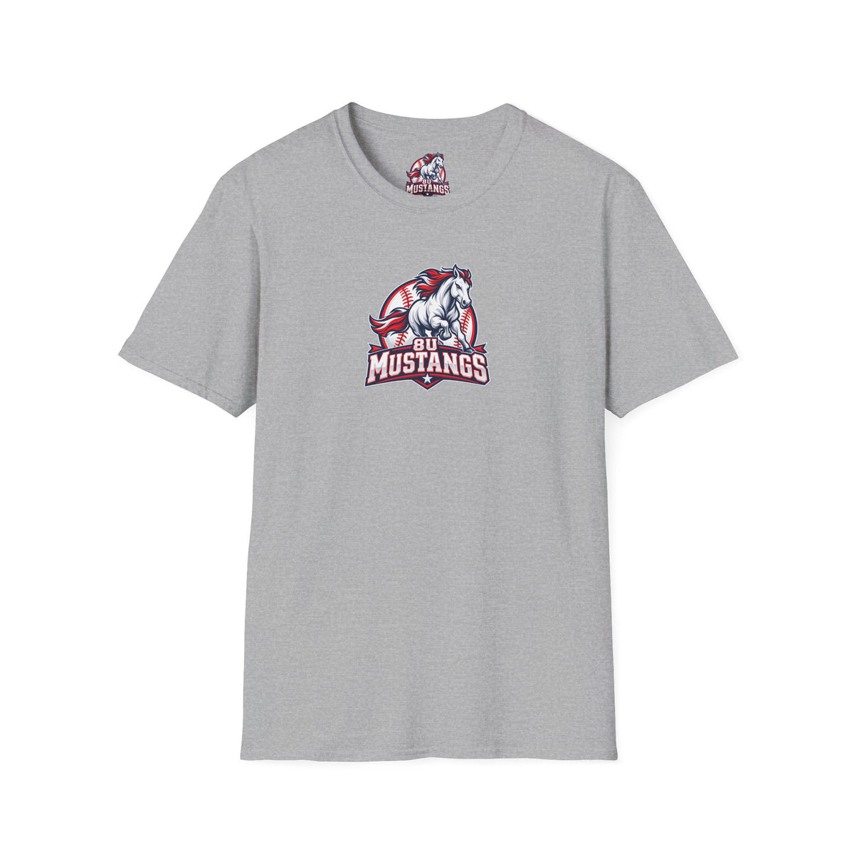 8U Mustangs - Adult T-Shirt