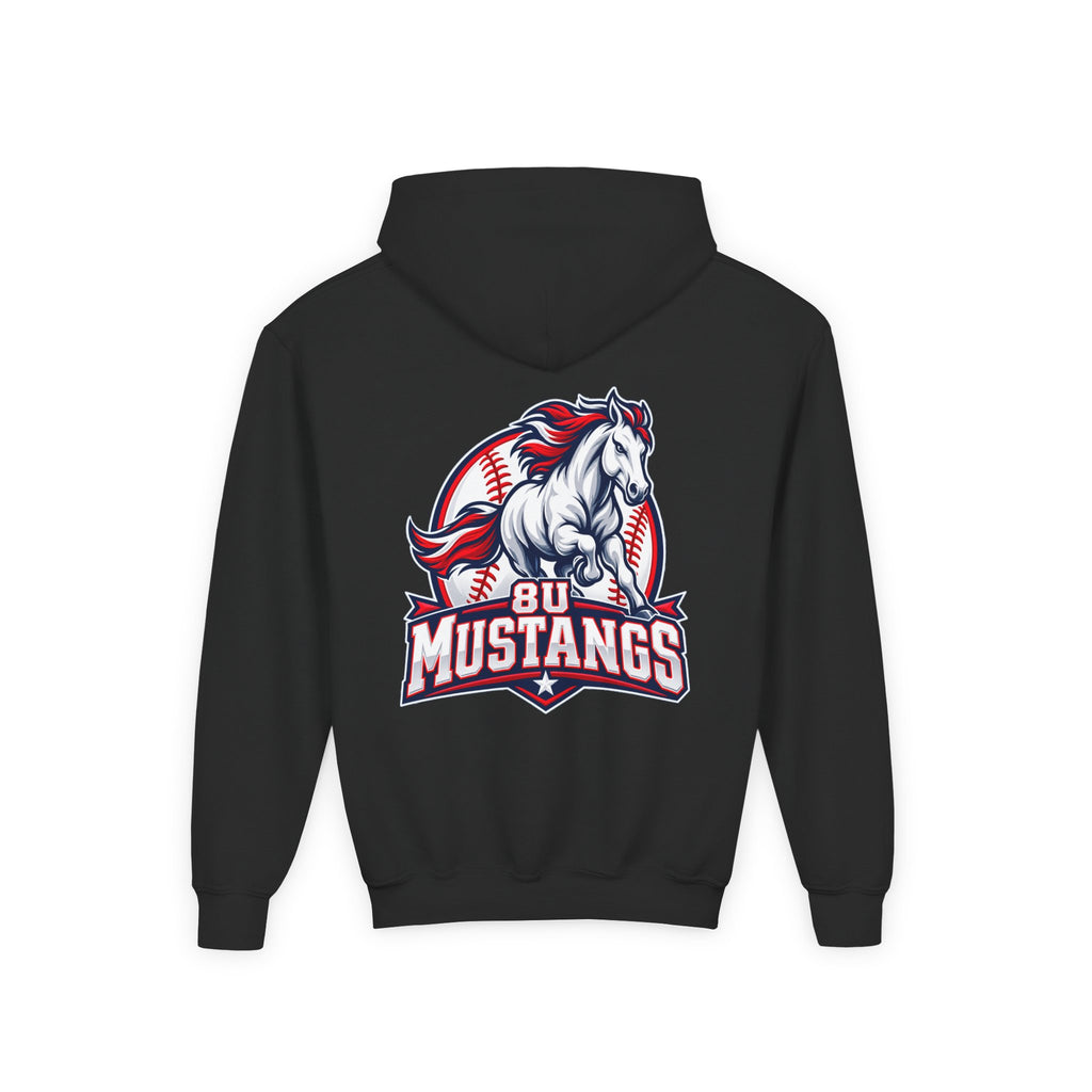 8U Mustangs - Youth Hoodie