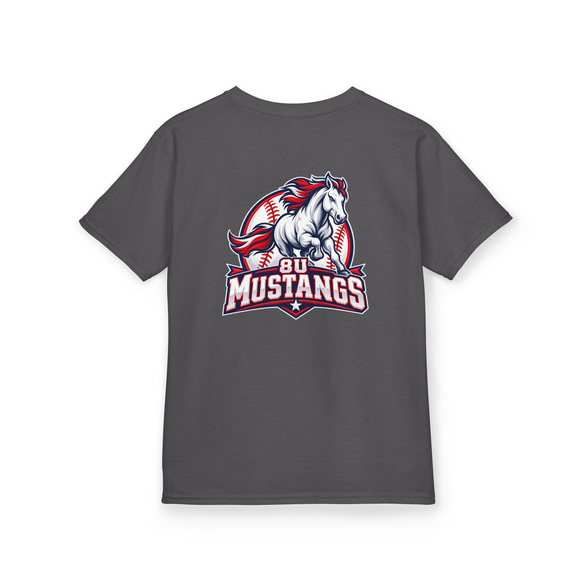8U Mustangs - Youth T-Shirt
