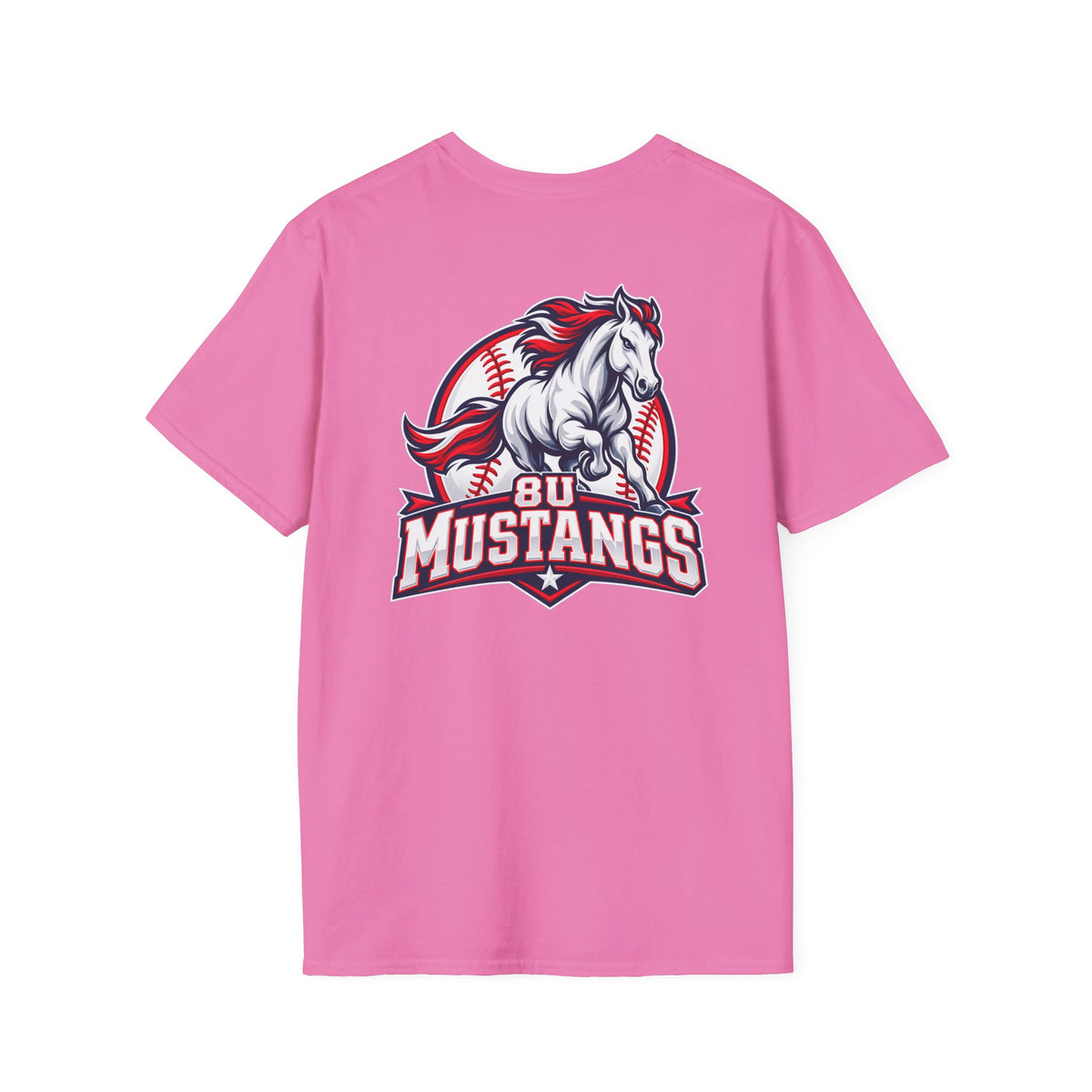 8U Mustangs - Adult T-Shirt