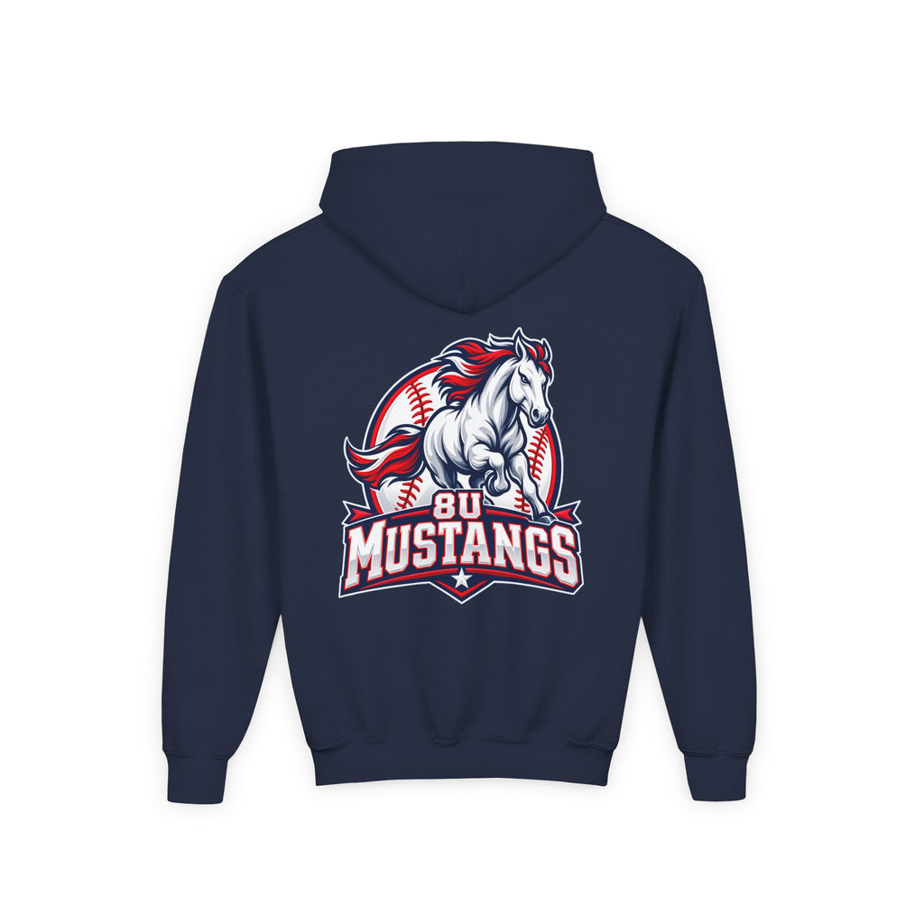8U Mustangs - Youth Hoodie