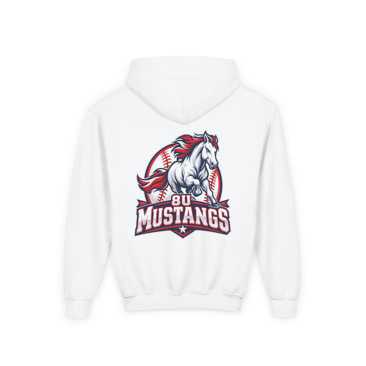 8U Mustangs - Youth Hoodie