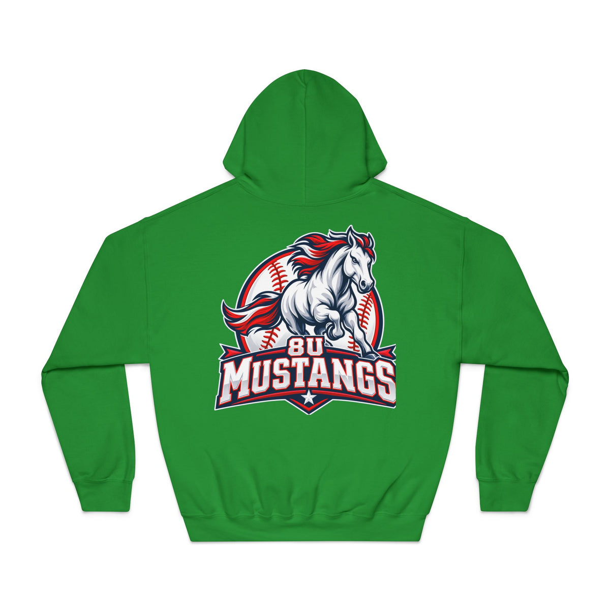 8U Mustangs - Adult Hoodie