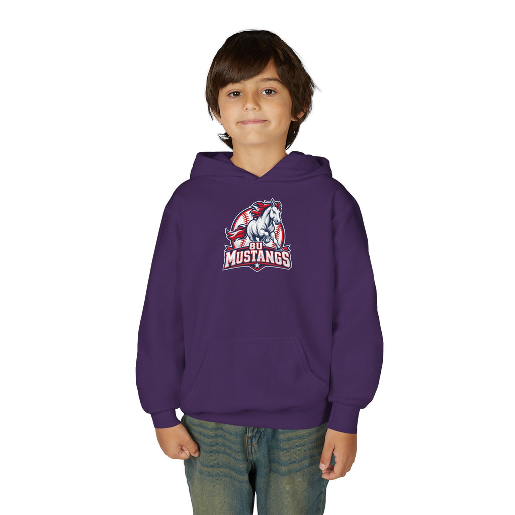 8U Mustangs - Youth Hoodie