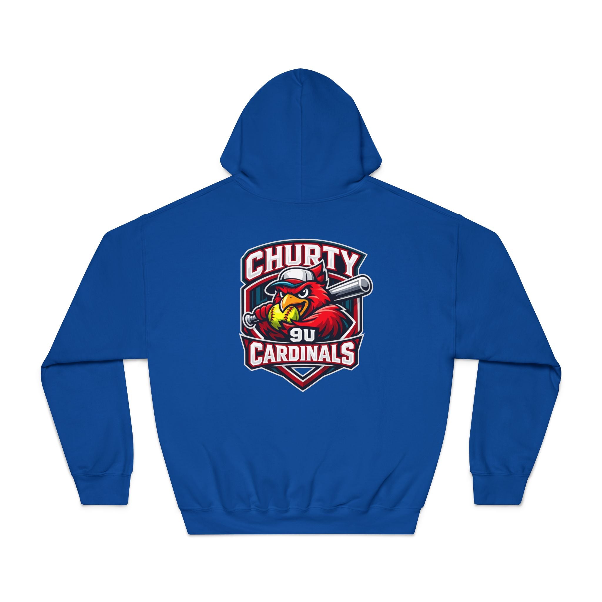 Churty 9u Cardinals - Adult Hoodie