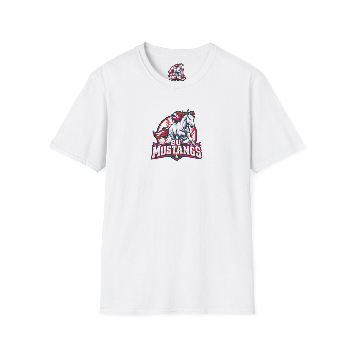 8U Mustangs - Adult T-Shirt