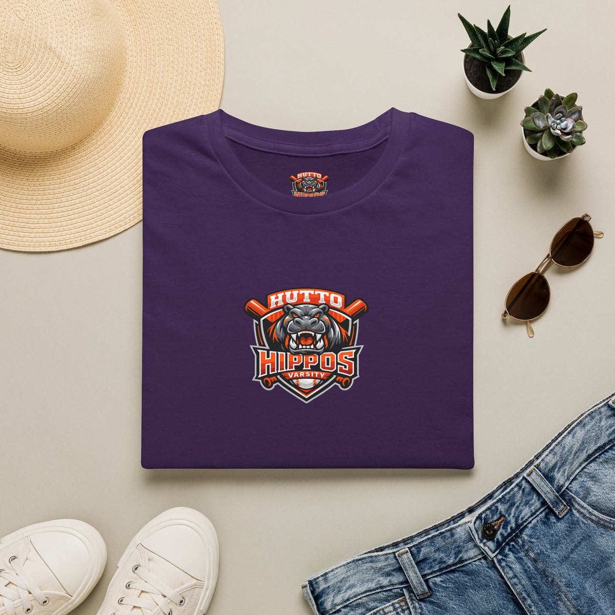 Hutto Hippos Varsity - Adult T-Shirt
