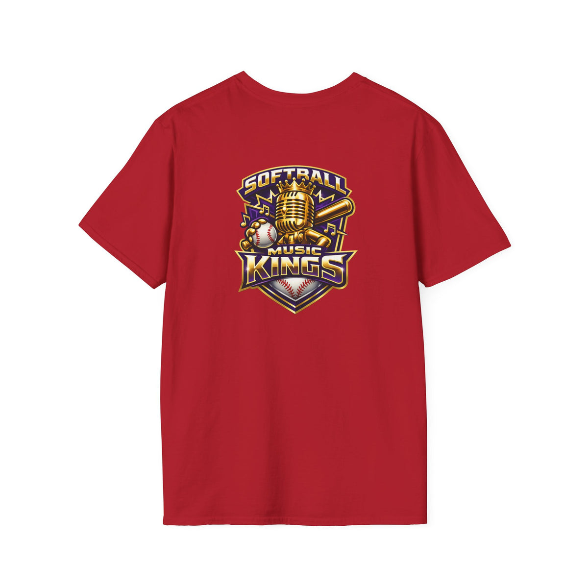 Softball Music Kings - Adult T-Shirt