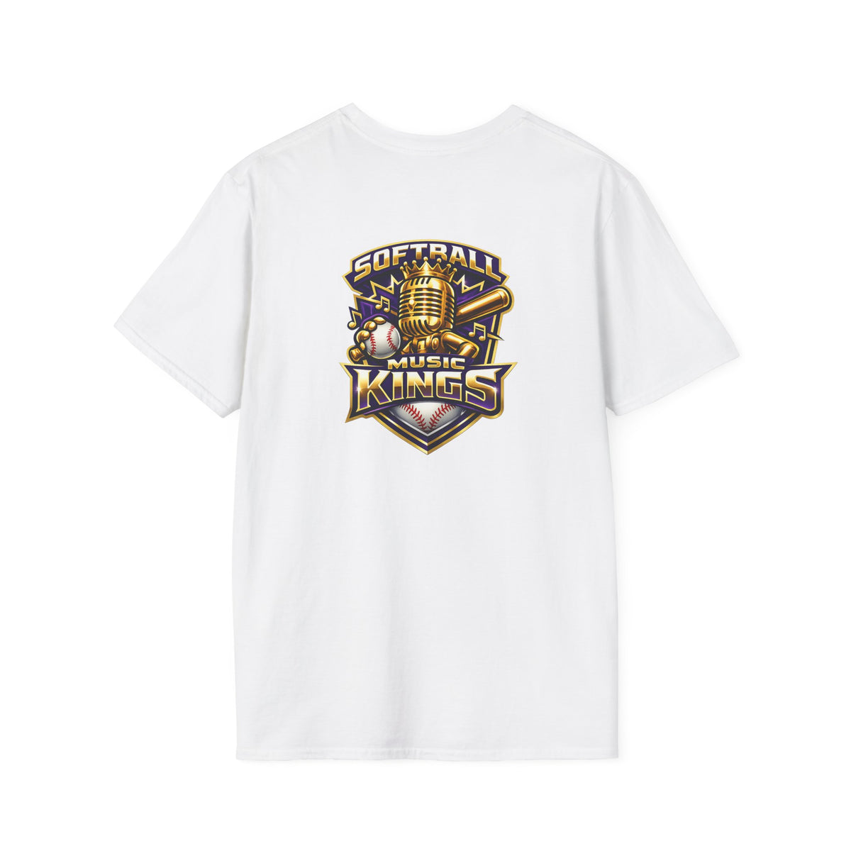 Softball Music Kings - Adult T-Shirt