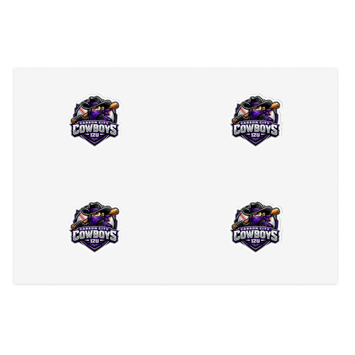 Carson City Cowboys 12u - Sticker Pack (4)