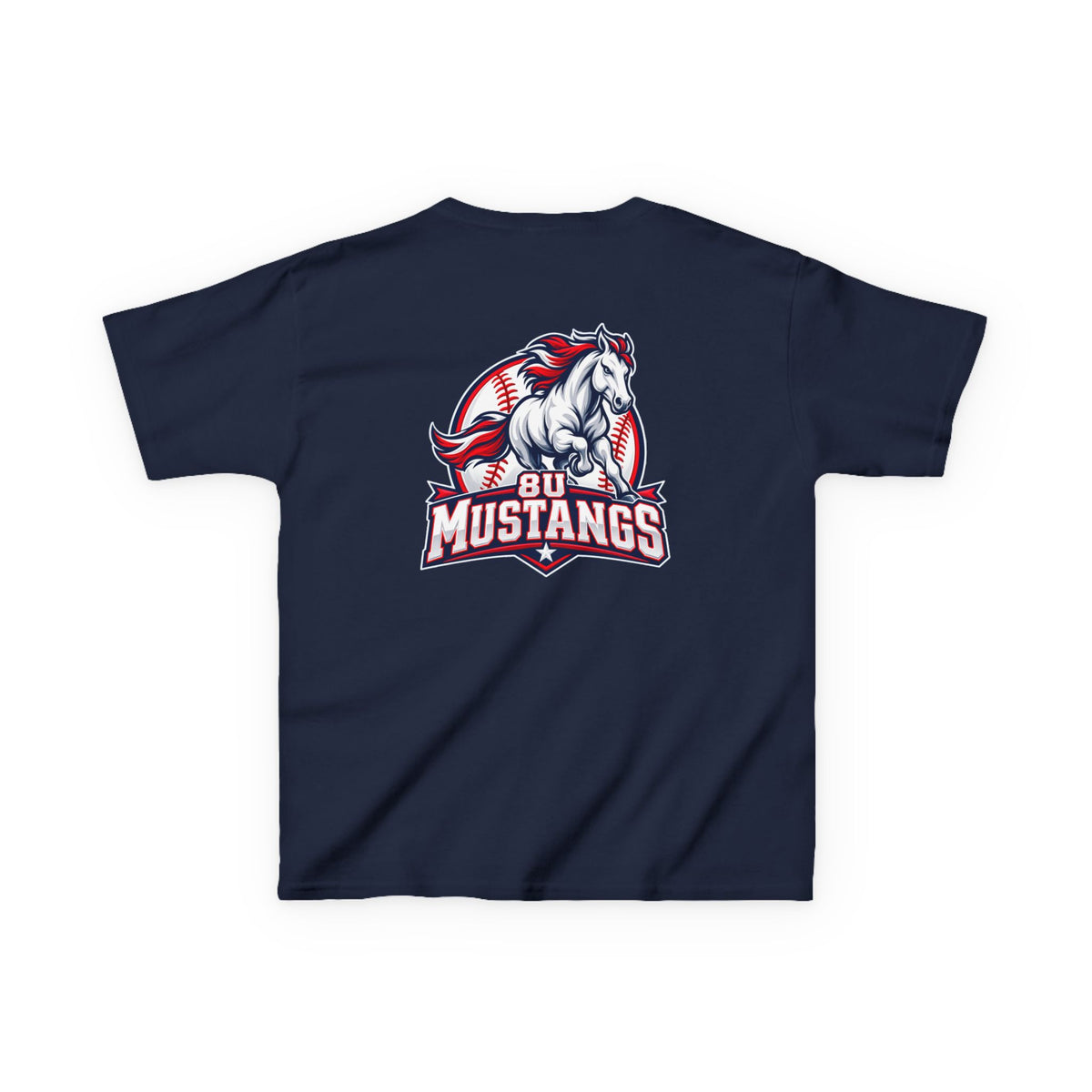 8U Mustangs - Youth T-Shirt