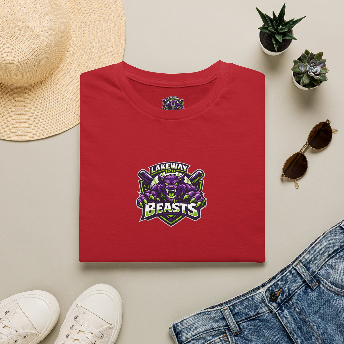 Lakeway 12u Beasts - Adult T-Shirt