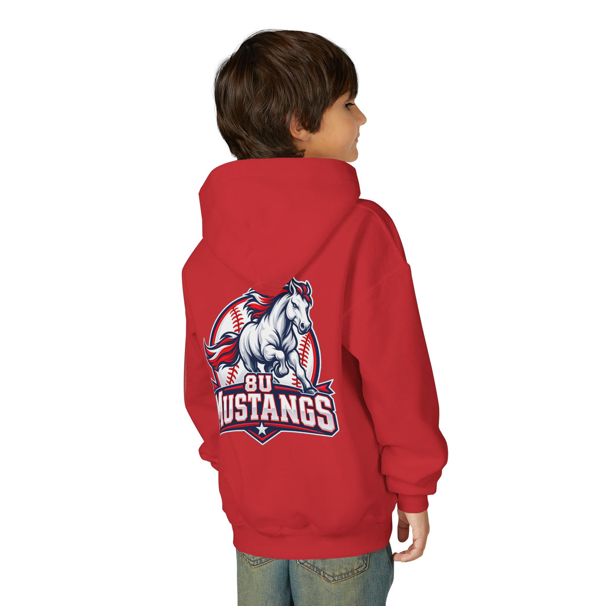 8U Mustangs - Youth Hoodie