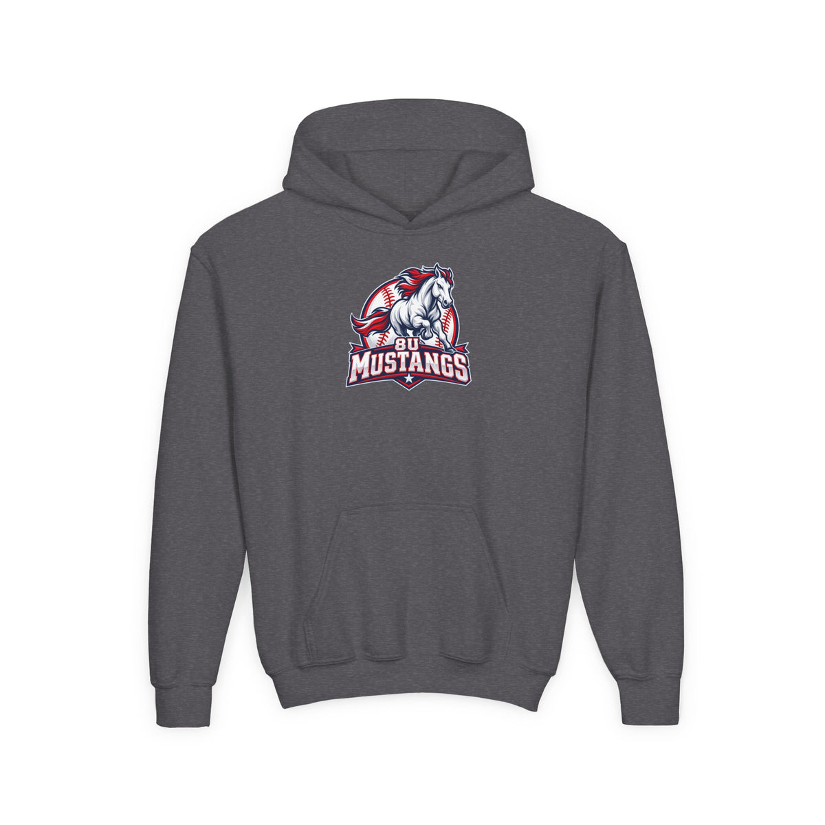 8U Mustangs - Youth Hoodie