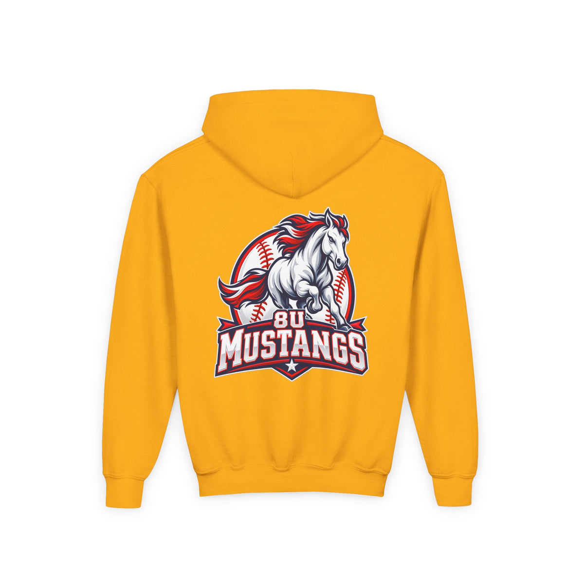 8U Mustangs - Youth Hoodie