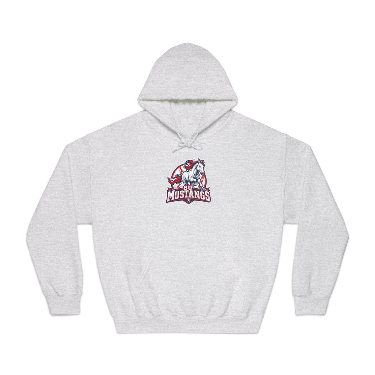 8U Mustangs - Adult Hoodie
