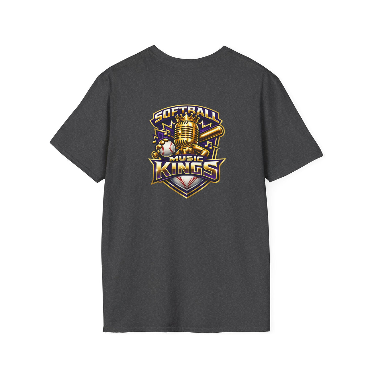 Softball Music Kings - Adult T-Shirt